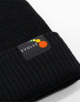 EVCLA - 100% Merino Wool Beanie - Black