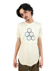 EVCLA - Men's Crew - Geo Pyramid -- Natural