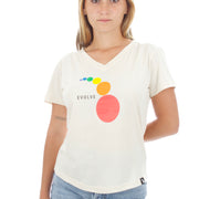 Women's V-Neck - Dew Drop - Natural