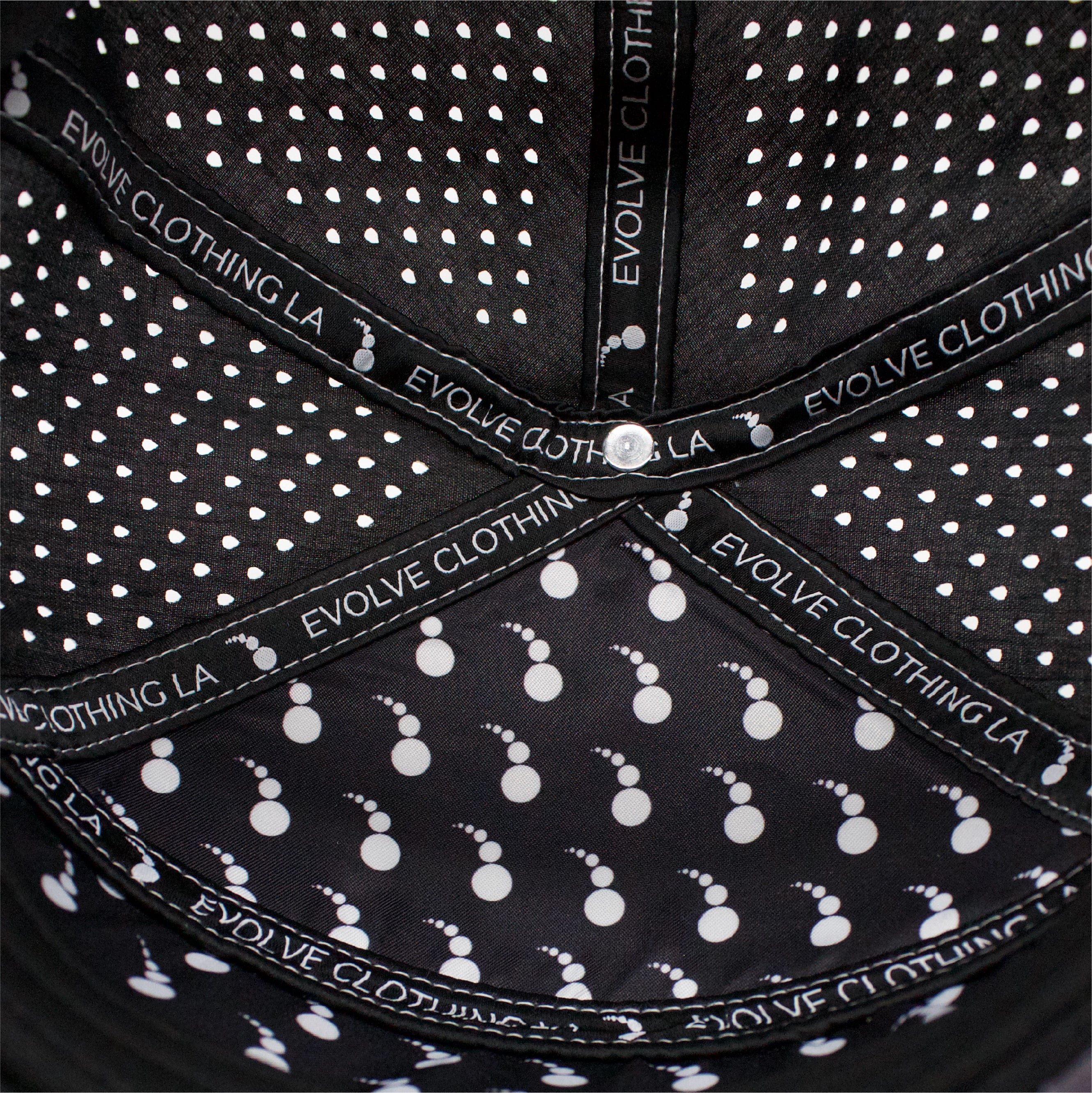 EVCLA - Dew Drop 6 Panel Hat - Ash/Black