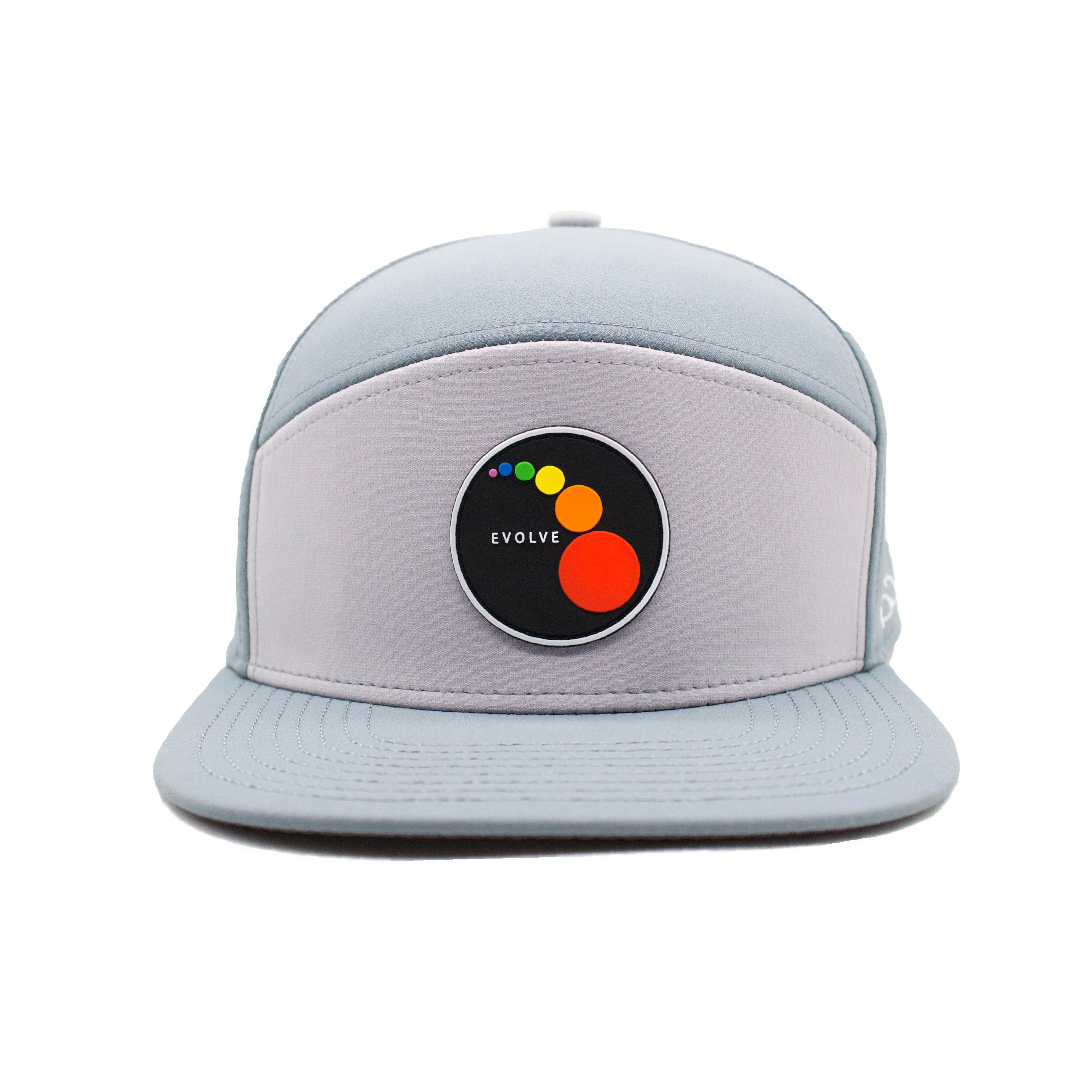 EVCLA - Dew Drop 6 Panel Hat - Ocean/Grey