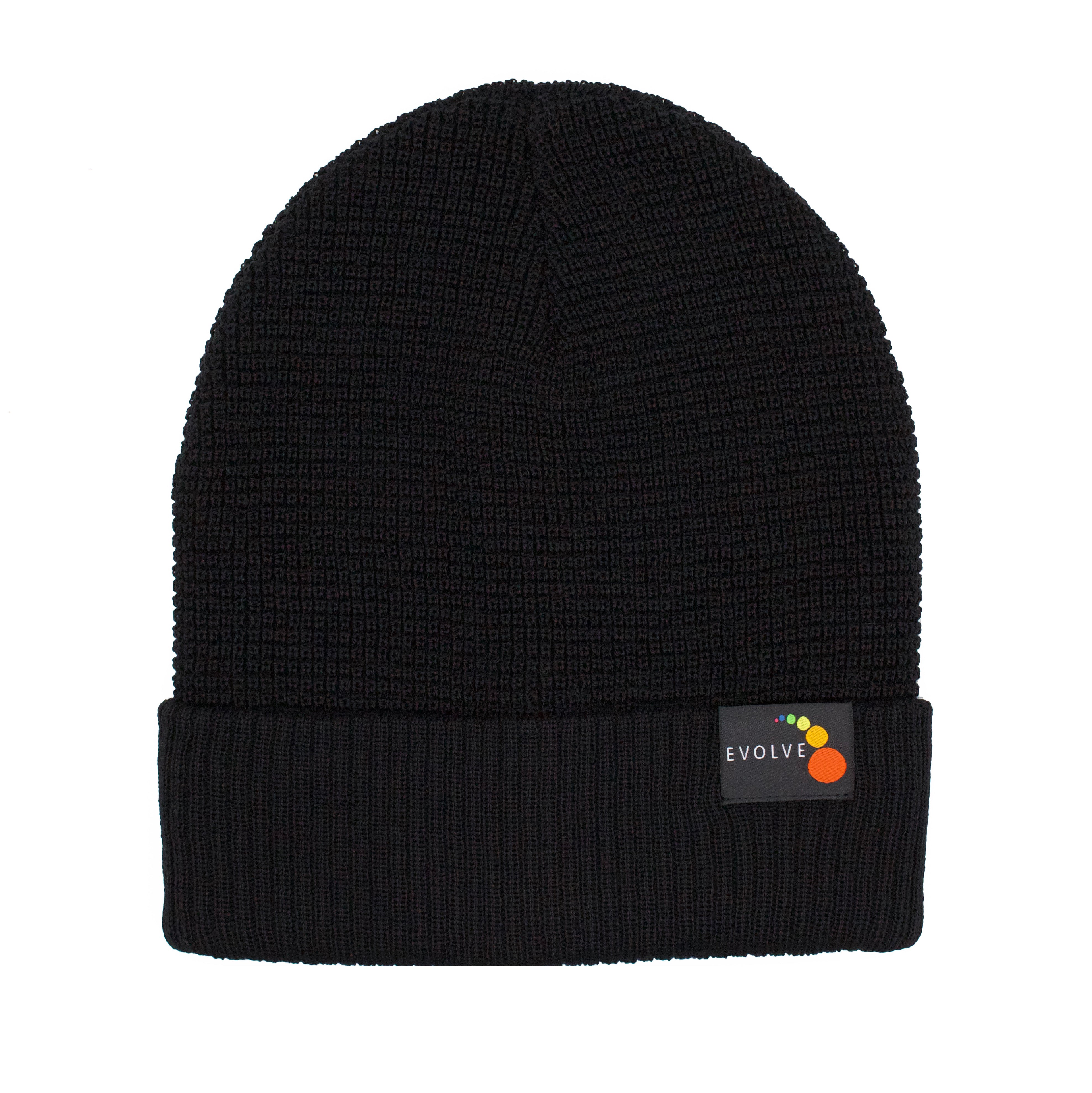 EVCLA - 100% Merino Wool Beanie - Black