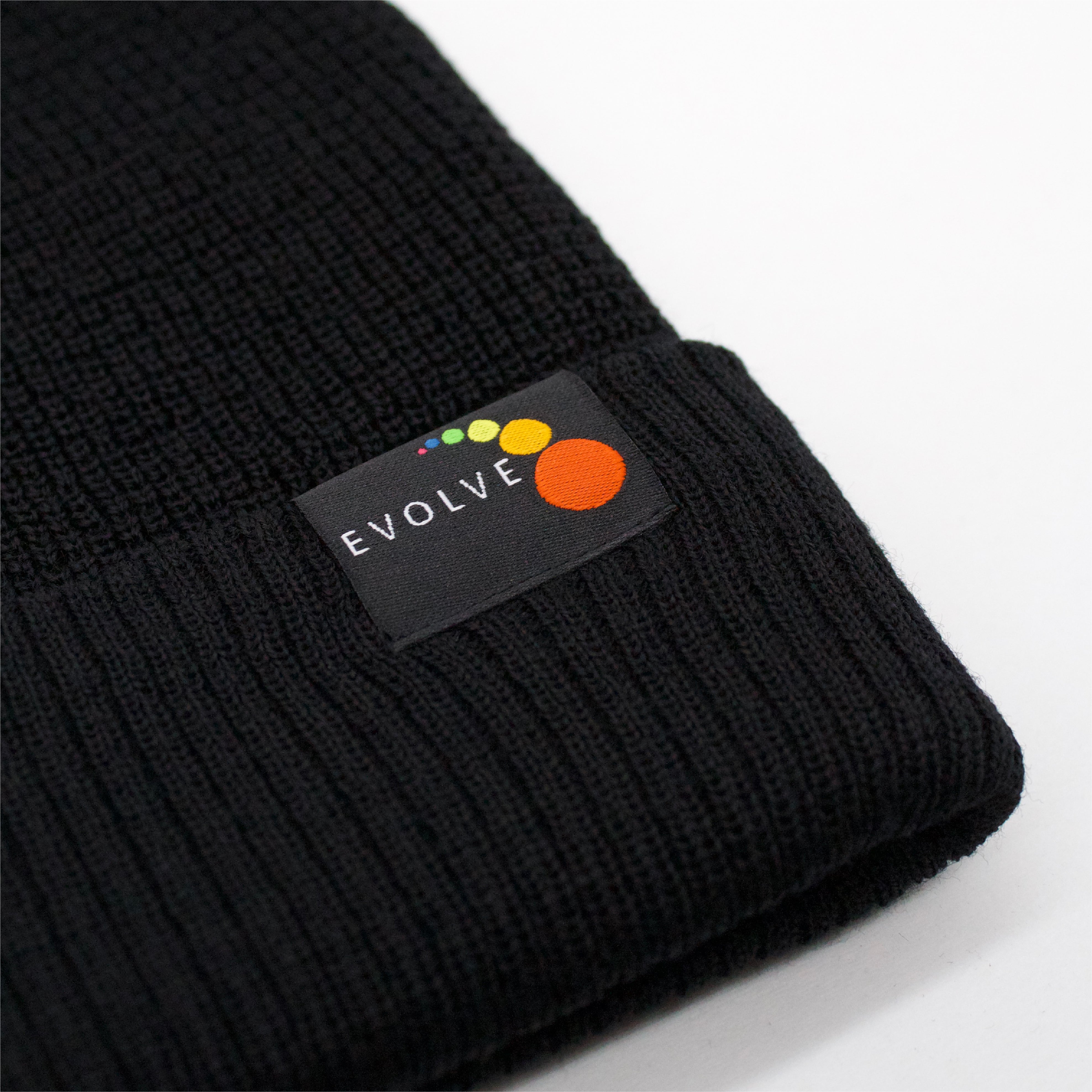 EVCLA - 100% Merino Wool Beanie - Black