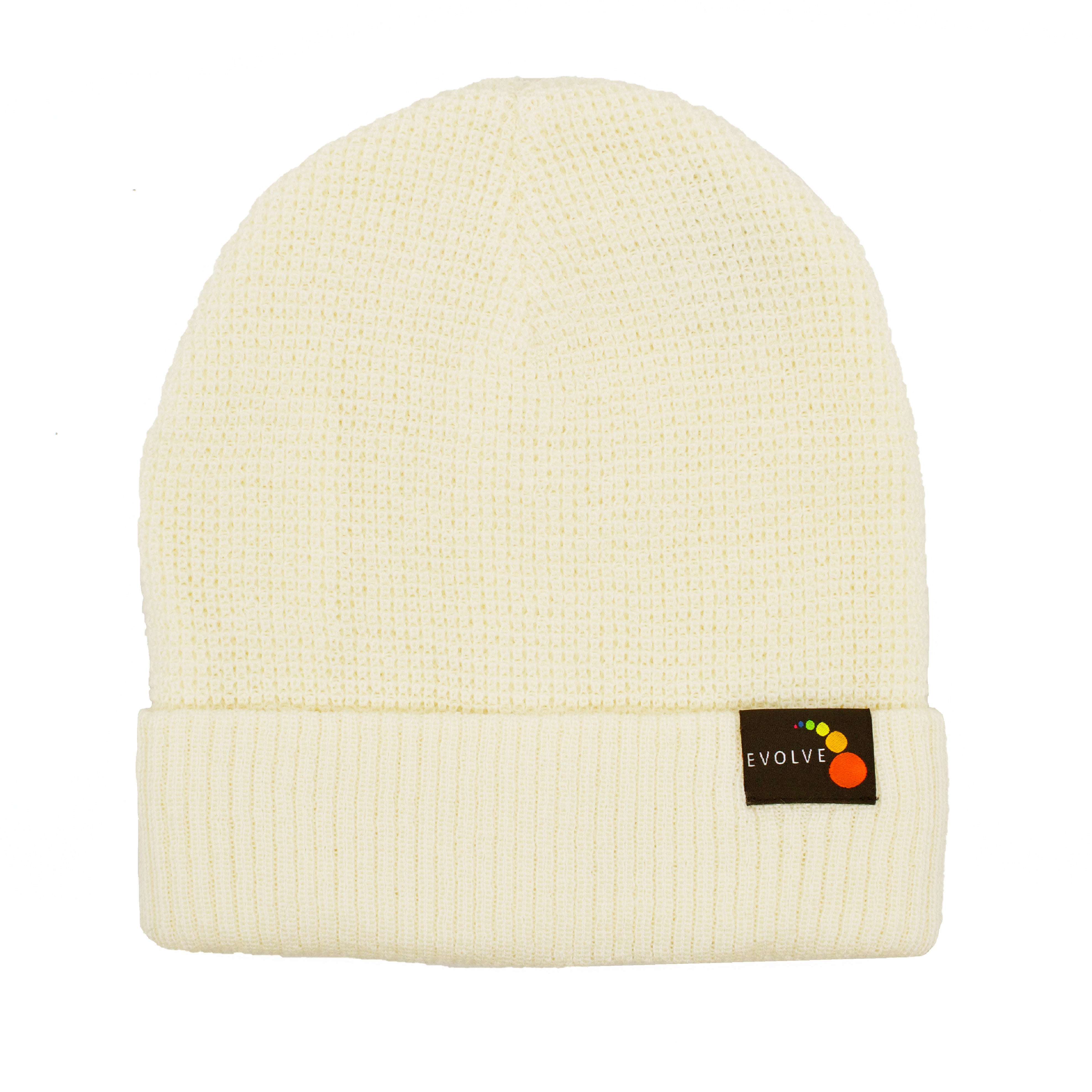 EVCLA - 100% Merino Wool Beanie - Cream
