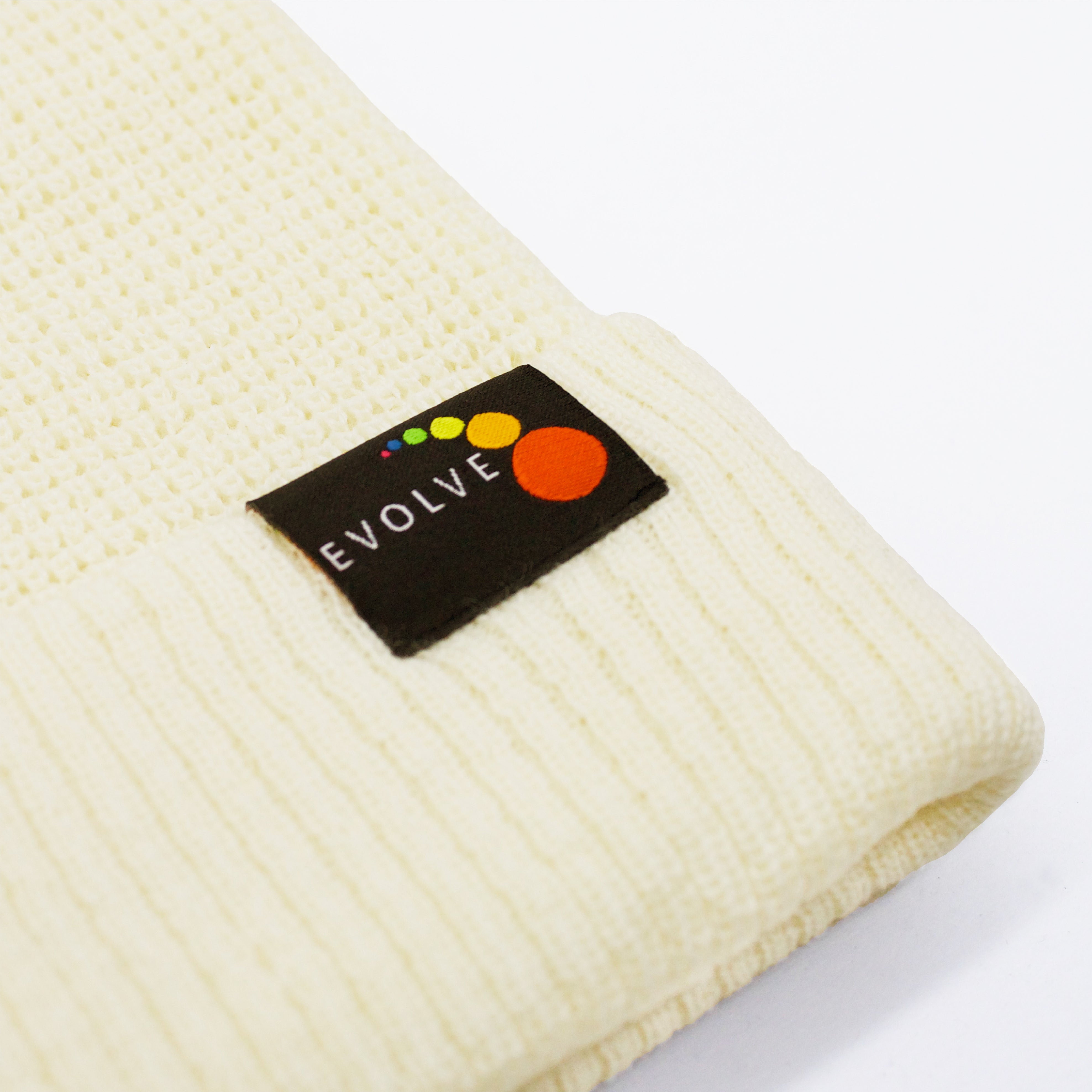 EVCLA - 100% Merino Wool Beanie - Cream