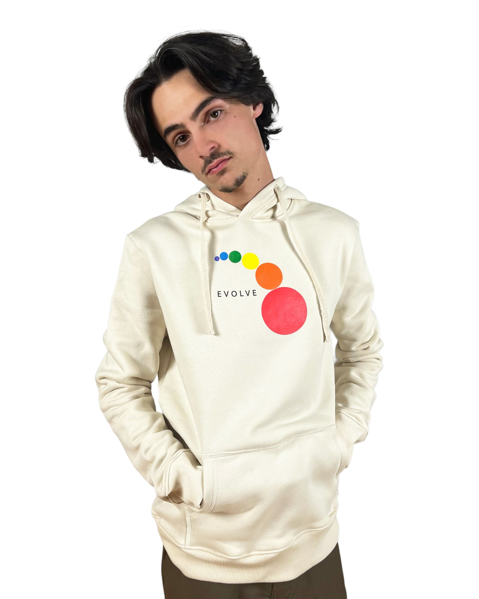 EVCLA - Pullover Hoodie - Dew Drop - Undyed Natural