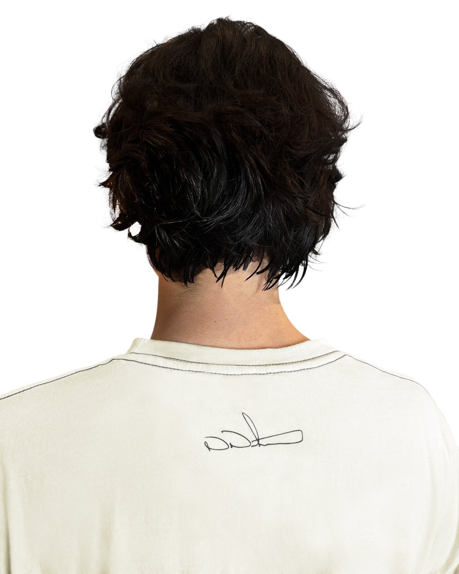 EVCLA - Men's Crew - Geo Pyramid -- Natural