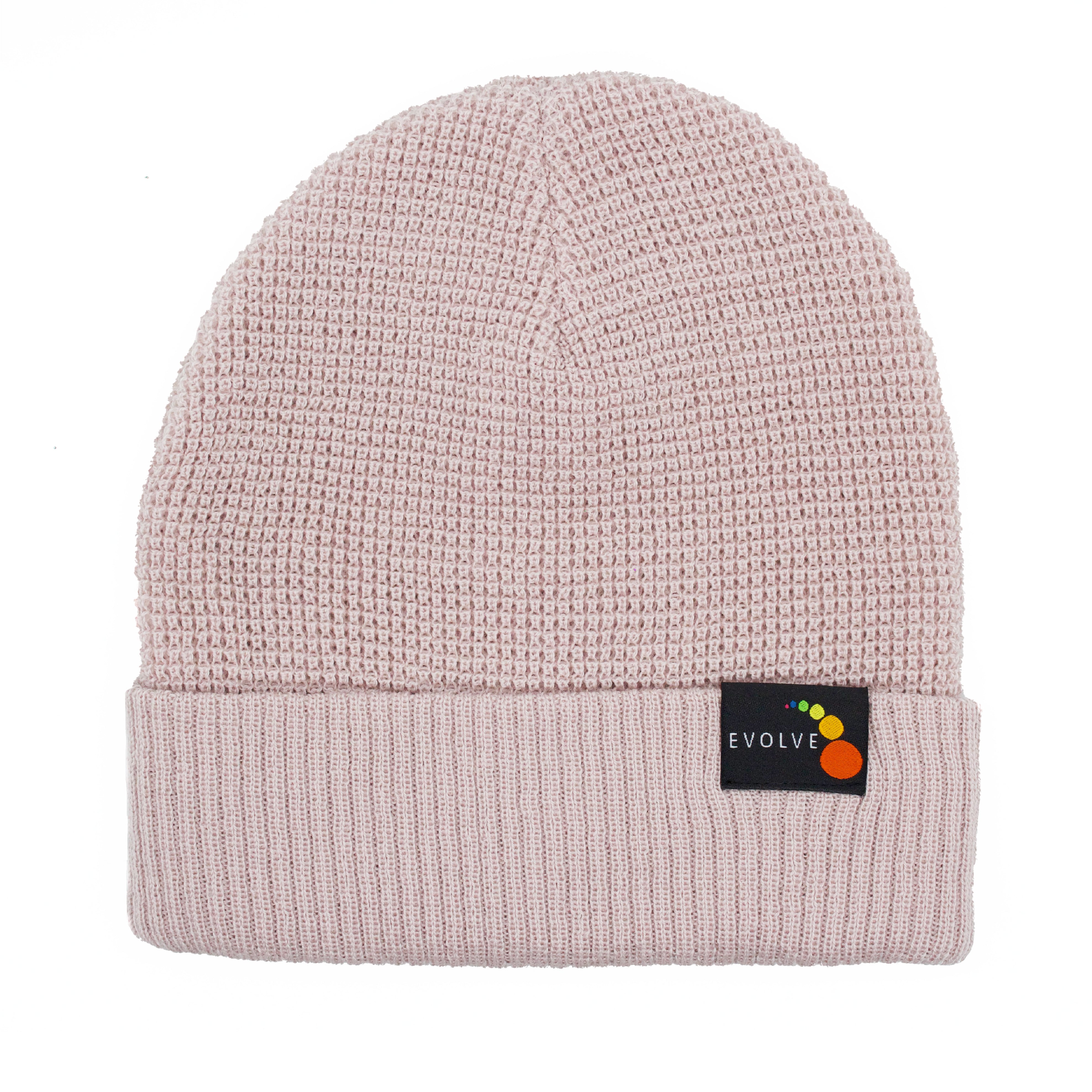EVCLA - 100% Merino Wool Beanie - Rose