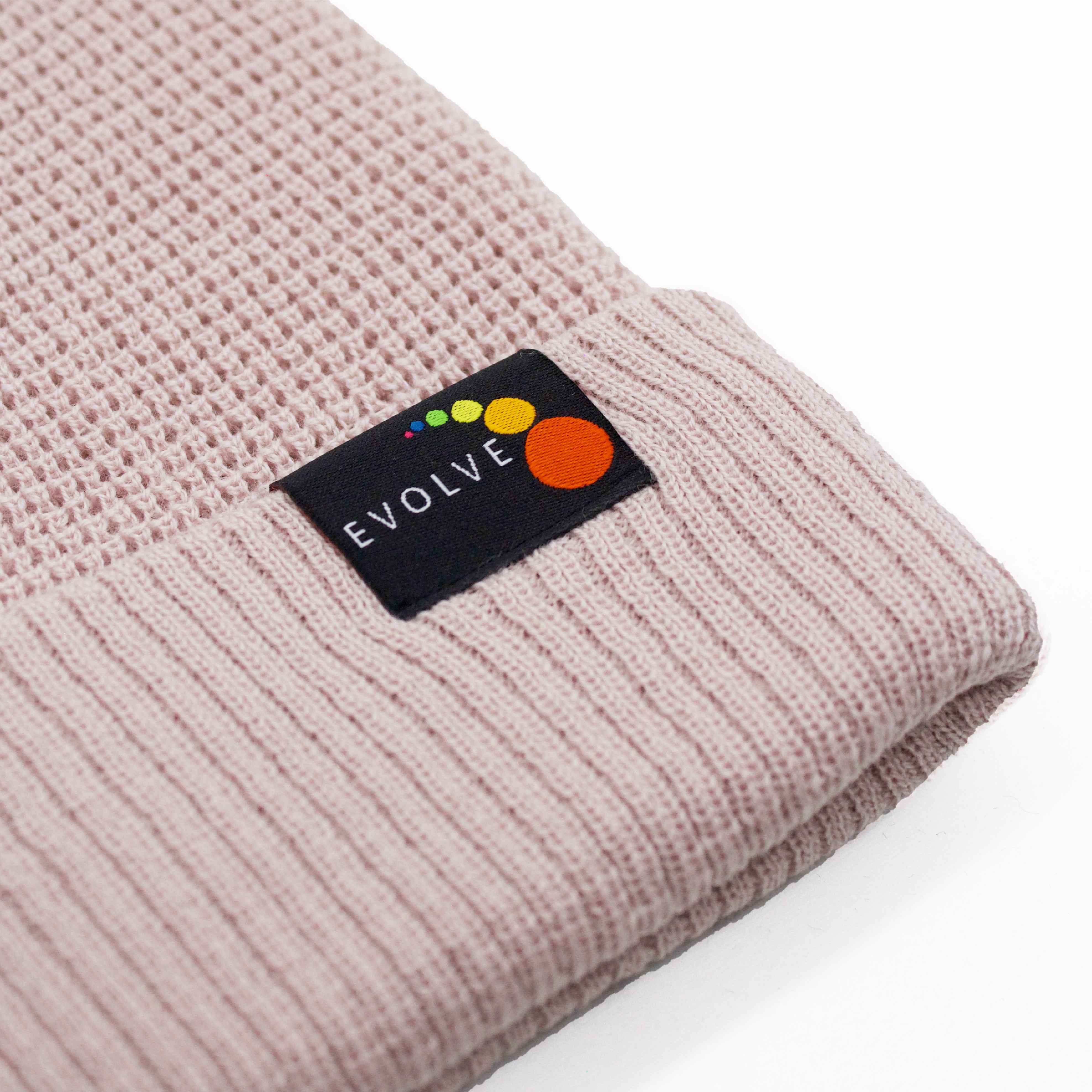 EVCLA - 100% Merino Wool Beanie - Rose