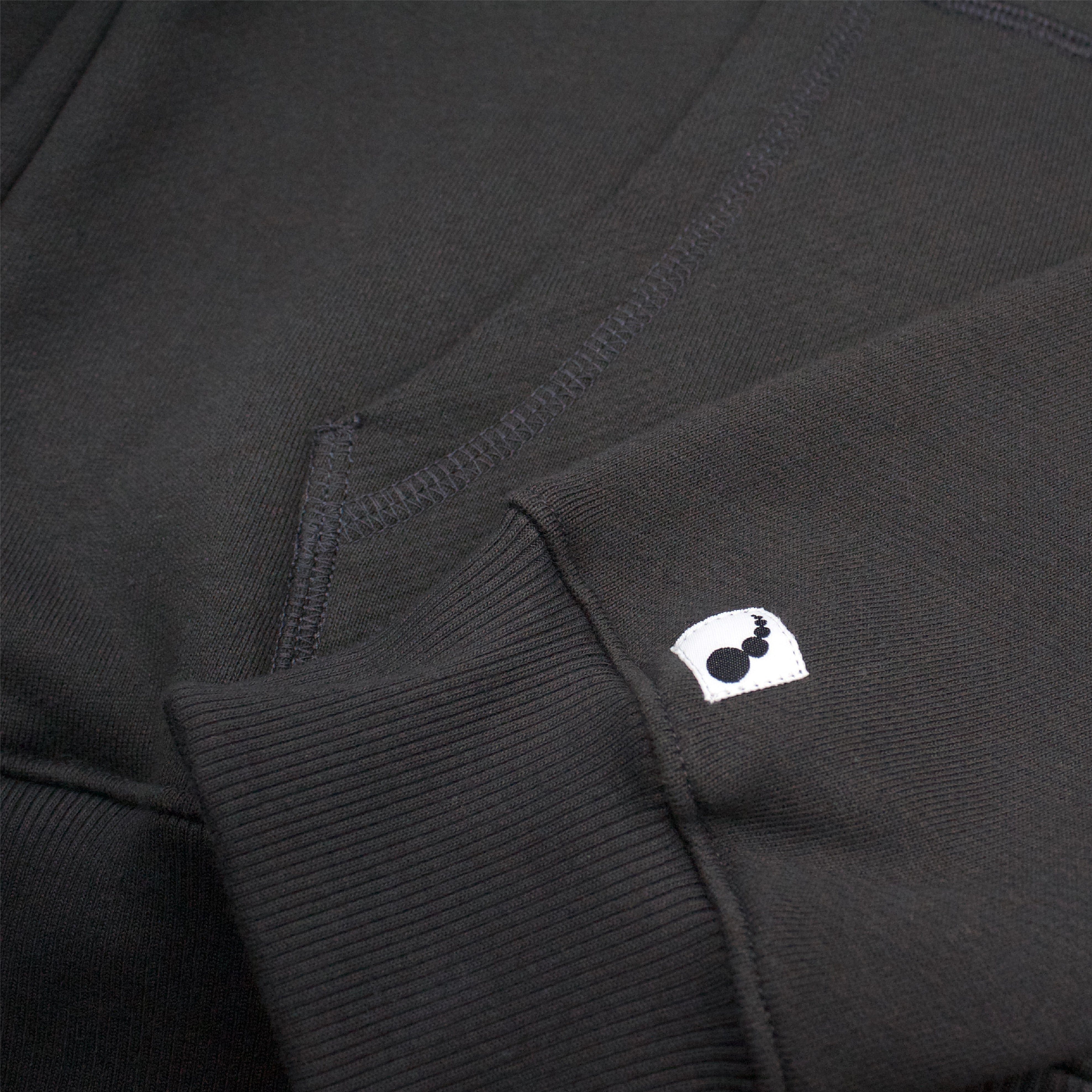 EVCLA - Pullover Hoodie - Dew Drop - Washed Black