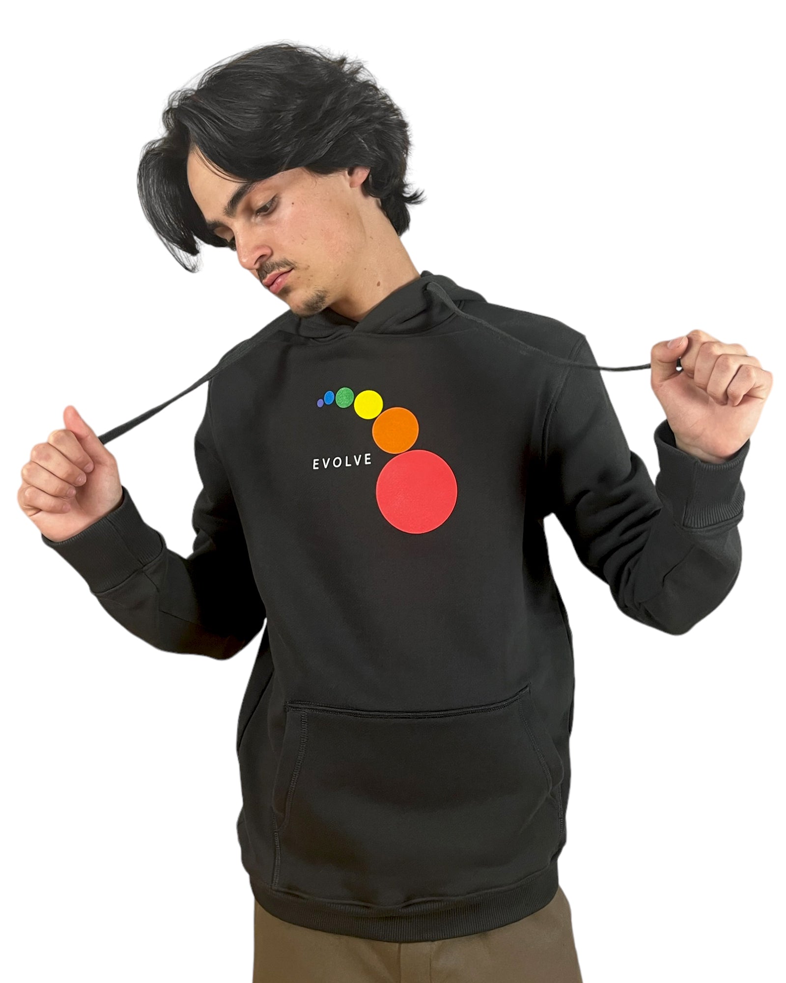 EVCLA - Pullover Hoodie - Dew Drop - Washed Black